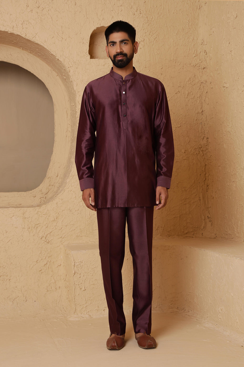 Falsa Monga Silk Jacket Set