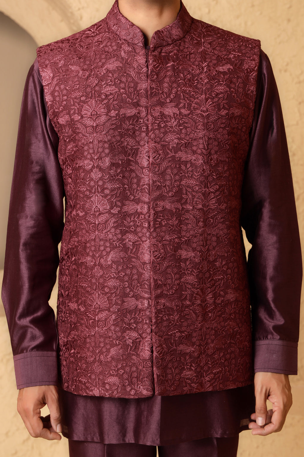 Falsa Monga Silk Jacket Set