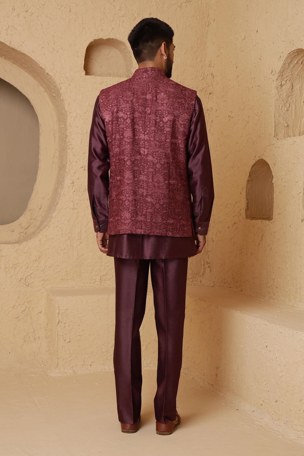 Falsa Monga Silk Jacket Set
