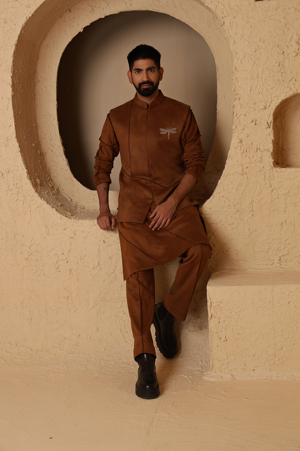 Suede Dragonfly Motif Set